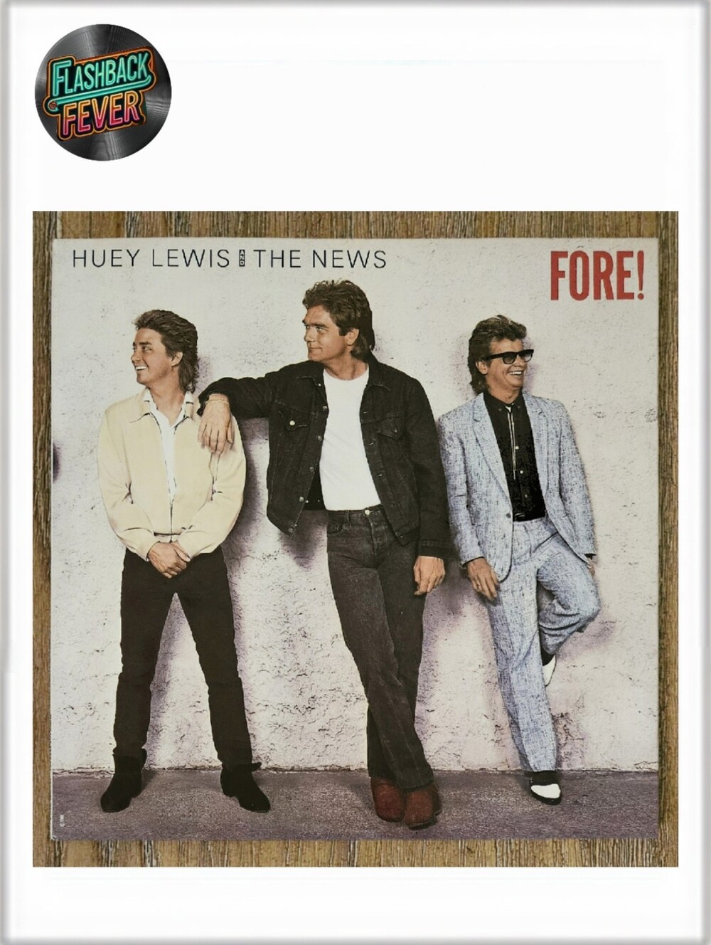 HUEY LEWIS And The News•Fore!•1986 US (#OV 41534) Indianapolis Pressing